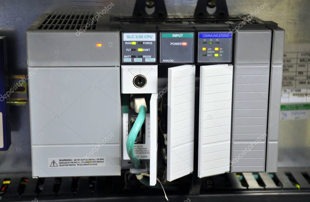 SCADA screens displaying live industrial process data